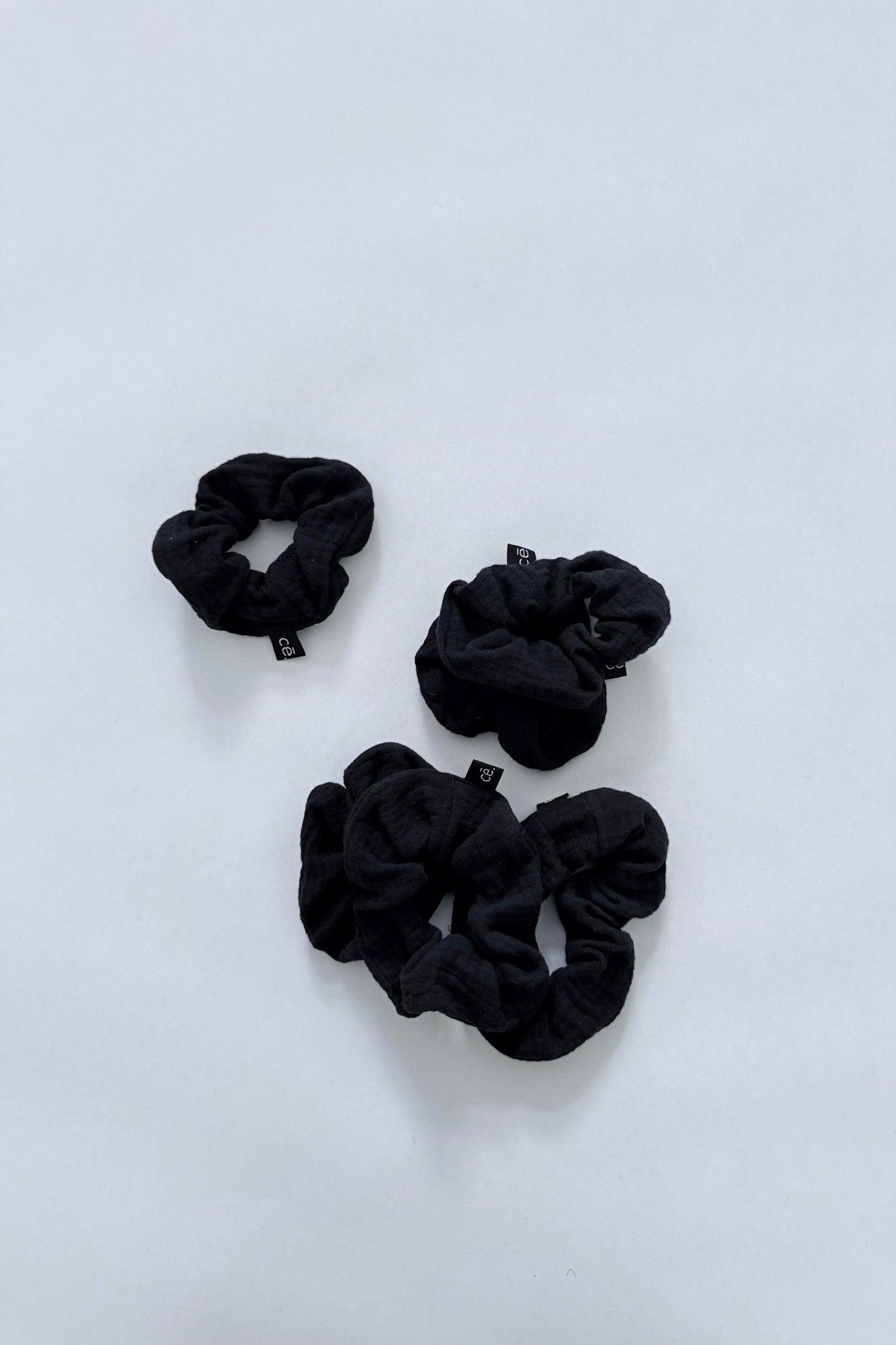 scrunchie *black musseline*