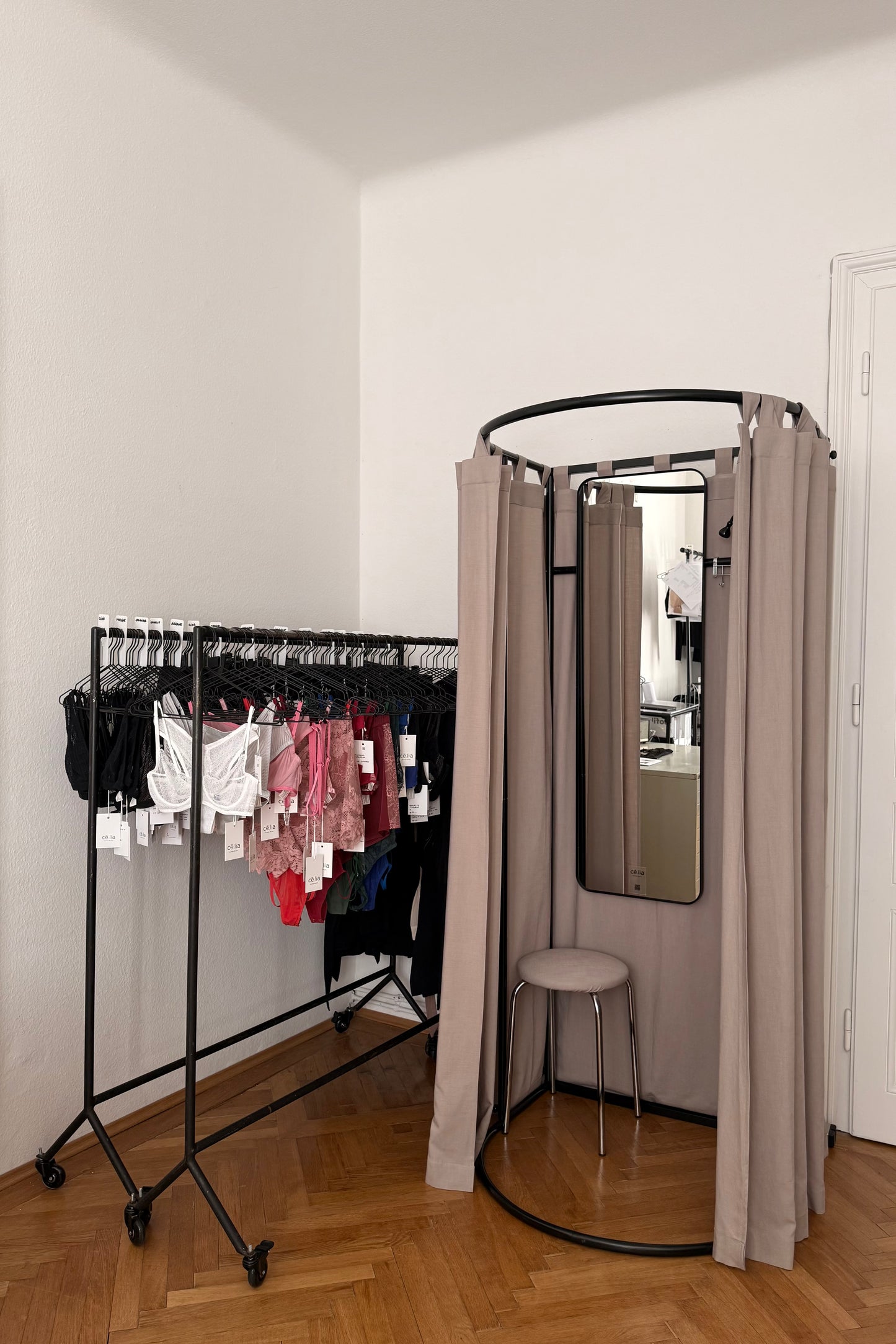 atelier visit: try on + shop